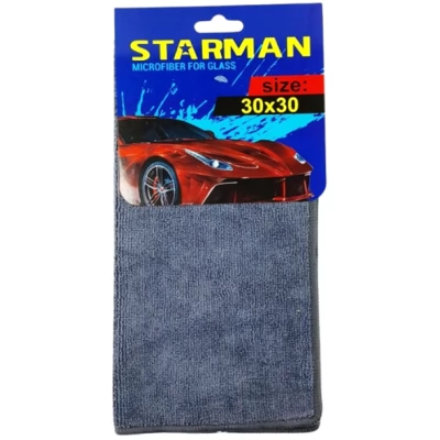 Laveta microfibra STAR MAN 30*30cm Grey