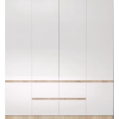 Dulap pentru haine Bayro Harmony 2000x2200x550 cu sertare sonoma