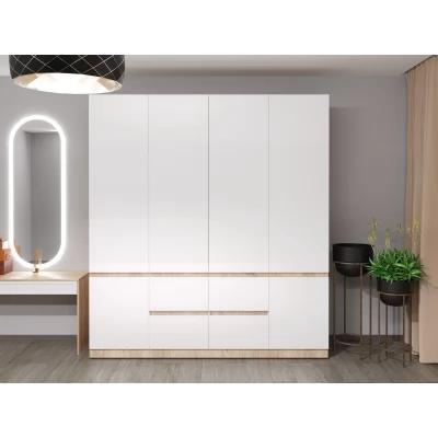 dulap-pentru-haine-bayro-harmony-2000x2200x550-cu-sertare-sonoma-thumb-2