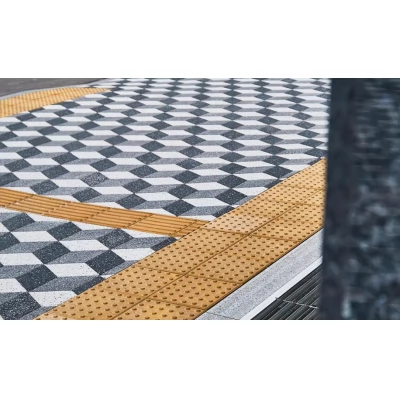 Pavaj Tactil 30x30x6 L Galben -thumb-2