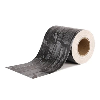 Banda PVC decorativa / piatra antracit / 35m x 19cm-thumb-3