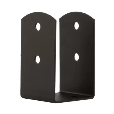 Suport stalp 71x71x120x2,5_ C PSOL 70 decorativ, negru