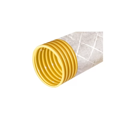 Tub drenaj gofrat cu filtru D110 mm SN4 (invelita in geotextil), rola 50 metri