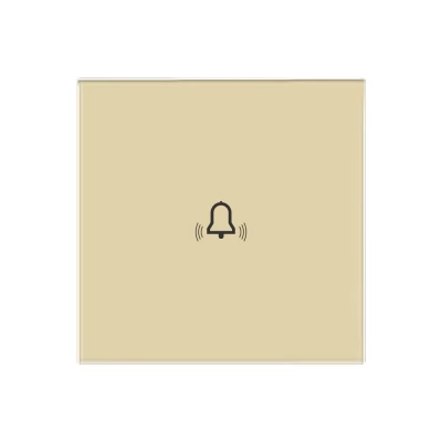 Sonerie GOLD touch, suprafața din sticlă, 86x86 / Caligate-thumb-2