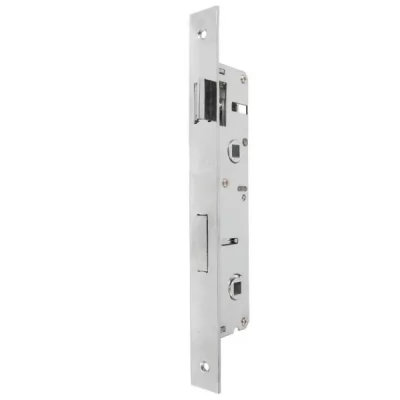 Broasca ingropata usa aluminiu, cu fixare 174x41x14mm, backset 25mm interax 90mm