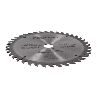 Disc pentru fierastrau circular 180x2,4x20mm - 40d taiere lemn-thumb-2