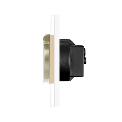 Priza dubla GOLD, cu capac protectie apa, 16A / 86*157mm / Caligate-thumb-2