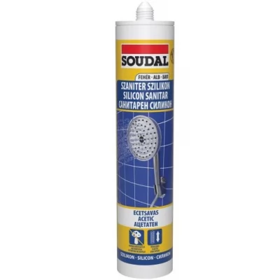 Soudal Silicon sanitar Stop transparent 280ml