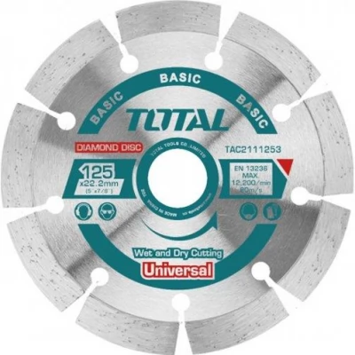 Disc diamantat segment 125*22..23mm Total TAC2