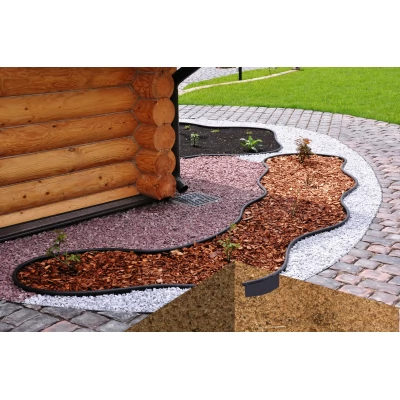 Bordura PP p/u Gradina "COUNTRY" Verde 10000x20x110/A15-thumb-2