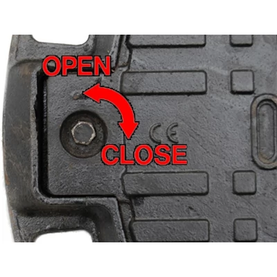 Capac fonta torund cu rama Dext 700, Pas L550 (750x550x65) cu incinzator B125-thumb-2