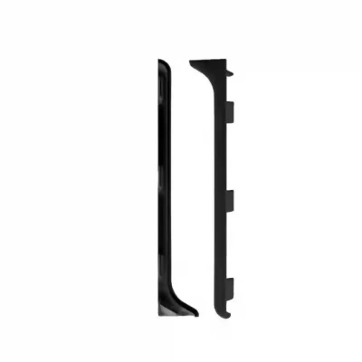 Terminatie dreapta plinta AL60 Black Matt