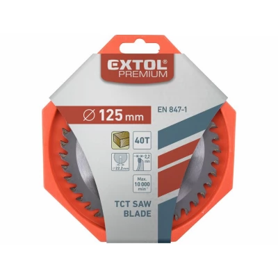 Disc pentru fierăstrău circular, 125×1.4×22.2mm, 40 dinti, 2,6 mm-thumb-2