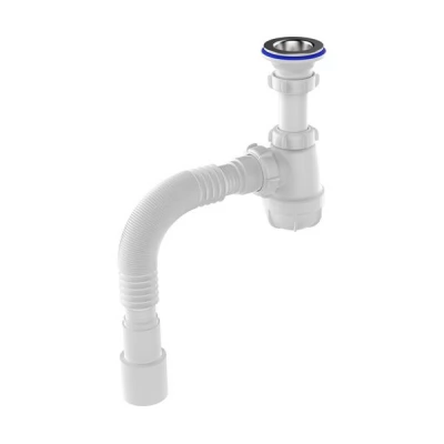 Sifon p/u chiuveta 1 1/4"x40 cu racord extensibil 40x40/50 Aquant