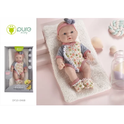 Păpușă din vinil „Pure Baby” 25cm în corp DF10-046B