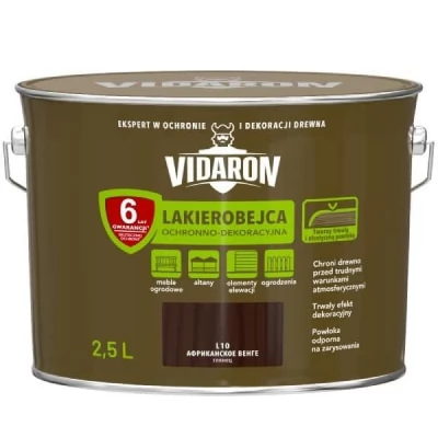 Lac VIDARON L10 venghe african 2,5L lac-bait pt lemn.