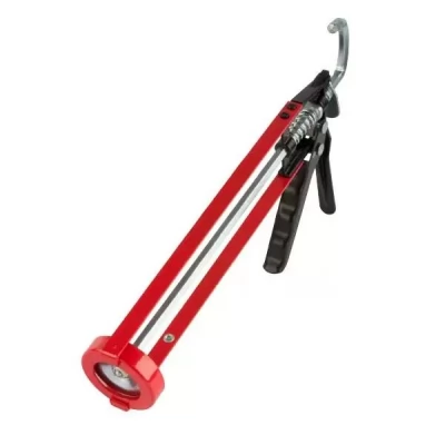 Pistol pentru silicon tip schelet, rosu -thumb-2