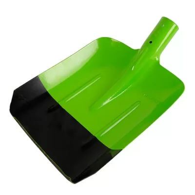 Lopata ascutita patrata fara coada, verde/negru
