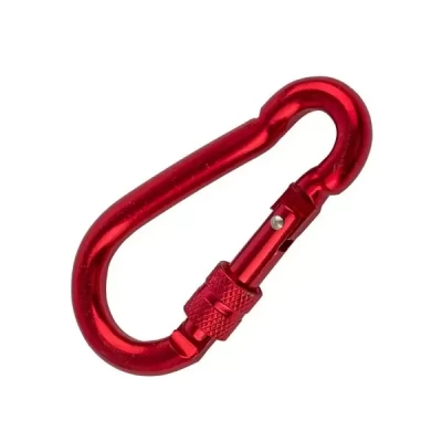Carabina pentru chei_aluminiu 7mm_L78mm_rosu