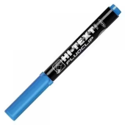 Textmarker Hi-Text Fluoclip 7000 164 albastru