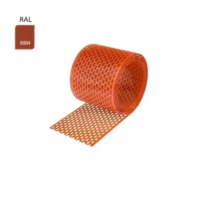 EUROVENT Grila ventilare 100mmx5m, Rosie, RAL8004