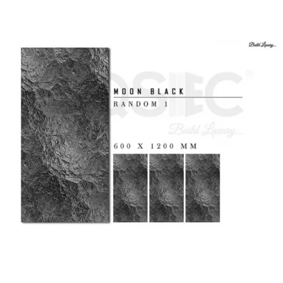 Gresie QSEC Moon Black high glossy 600x1200 negru PEI3 L.-thumb-2