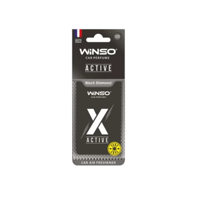 WINSO Car Air Frehener X Active Card Black Diamond 533490