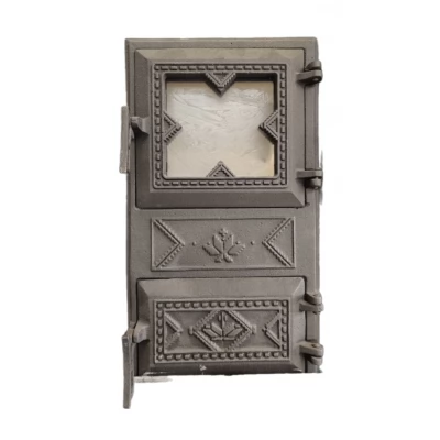 Usita dubla cu sticla din fonta Visivanca 