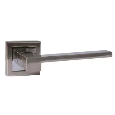 Maner pentru usa P07, p/u usi interne, aluminiu, baza patrata, culoarea nichel satinat