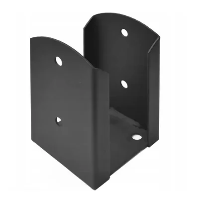 Suport stalp_101x150x2,5_C PSPW 100 decorativ, negru