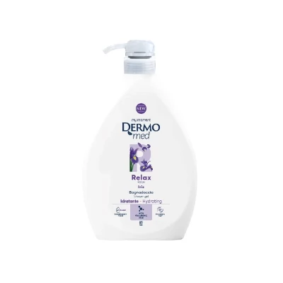 Dermomed Gel de dus Relax Iris cu dozator 1L 