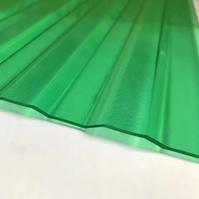 Policarbonat REGALroof Profilat L=1,06x2,5m Verde UV (Italia)