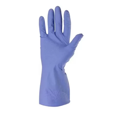 Manusi casnice din latex cu interior din bumbac 