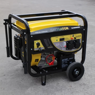 Generator CALIGATOR SL10000E (8.0/8.5kw,electric start cu baterie, 2 roti+miner) -thumb-2