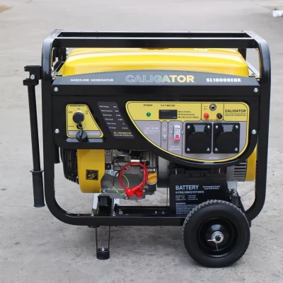 Generator CALIGATOR SL10000E (8.0/8.5kw,electric start cu baterie, 2 roti+miner) -thumb-3