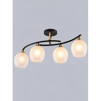 Lustra DGY XA1587B/4 BK+FGD E27 3400