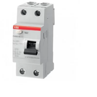Intrerupator diferential 2P 40A 30mA tip AC FH202 ABB