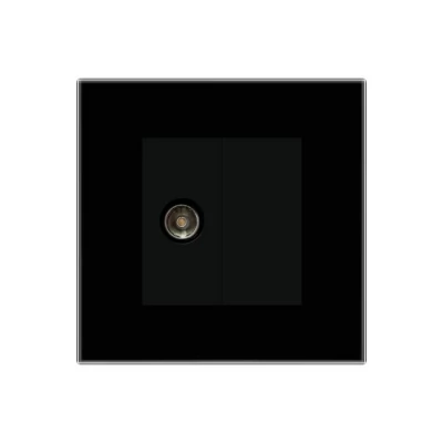 Modul NEGRU, simplu 1/2 blank gol, 1/2 TV / Caligate-thumb-3