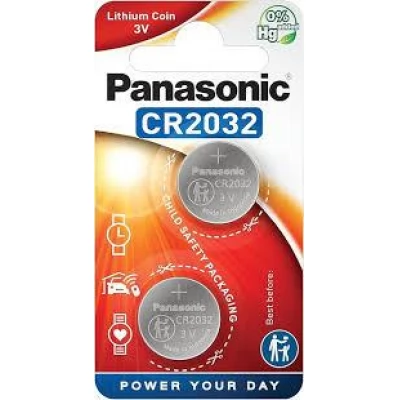 Battery Panasonic Lithium, CR2032 (2buc)