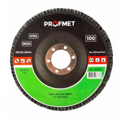 Disc lamelar M80 125mm cu zirconiu C