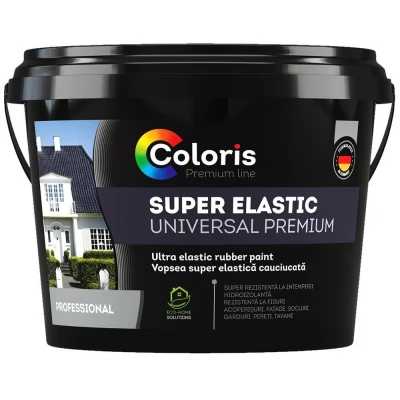 Vopsea cauciucata coloris super elastic visiniu 12 kg 