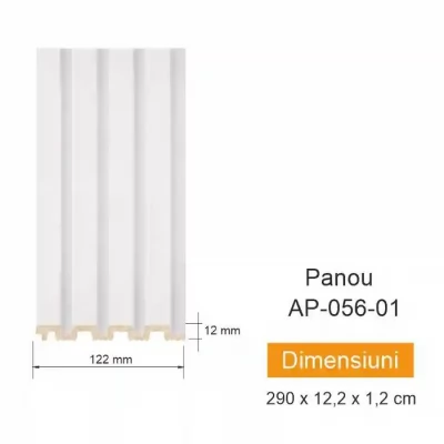 Panou de perete AP 056-01(122x12mm) 17buc
