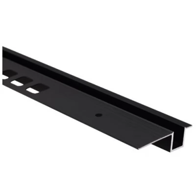 UR8 Profil de tip ascuns p/u pereti, Black Matt. 2.9m
