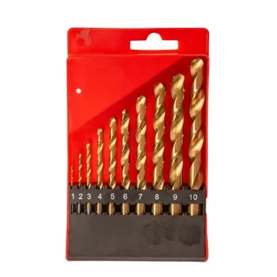 Set burghiu 10buc pentru metal 1-10mm HSS