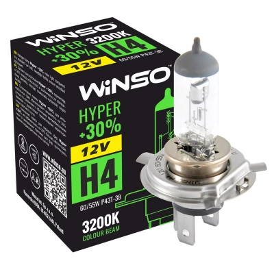 Lampa Winso H4 12V 60/55W P43t-38 HYPER +30%