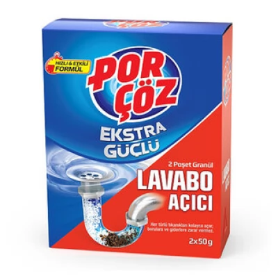 Porcoz drain opener granule 2x50gr canalizare