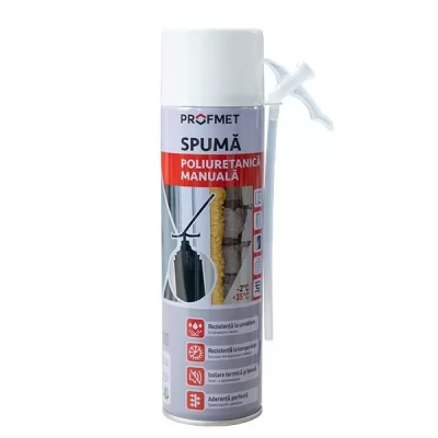 Spuma poliuretanica monocomponenta 300ml cu aplicare manuala
