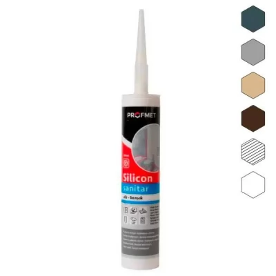 Silicon sanitar 280 ml, alb 