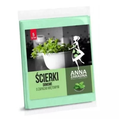Carpe universale ANNA ZARADN, parfum de menta, 5 buc