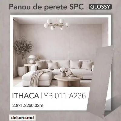 Panou de perete SPC Matt 2800x1220x3mm,Ithaca-thumb-2